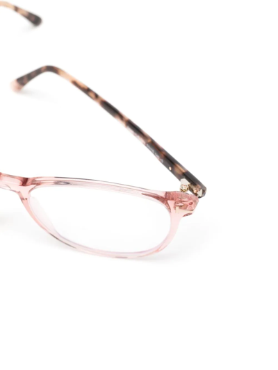 Tom Ford Round-frame Optical Glasses In Rosa