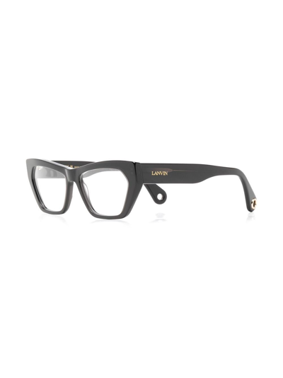 Lanvin Lnv2627 Cat-eye Glasses In Schwarz