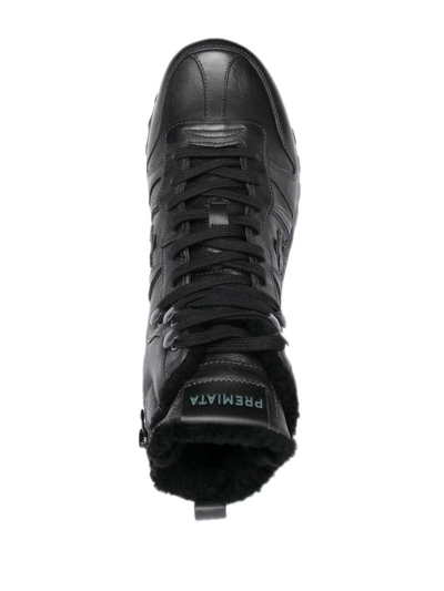 Premiata Jeff 6110 High-top Sneakers In Schwarz