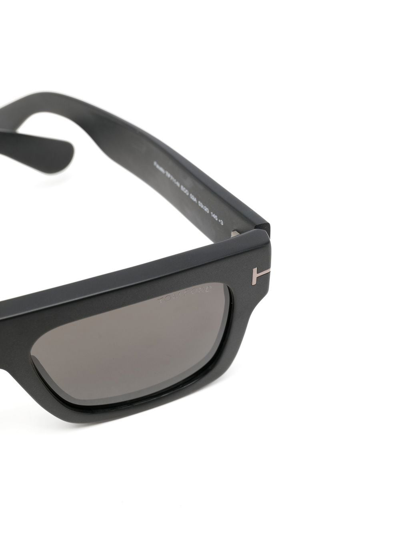 Shop Tom Ford Fausto Square-frame Sunglasses In Schwarz