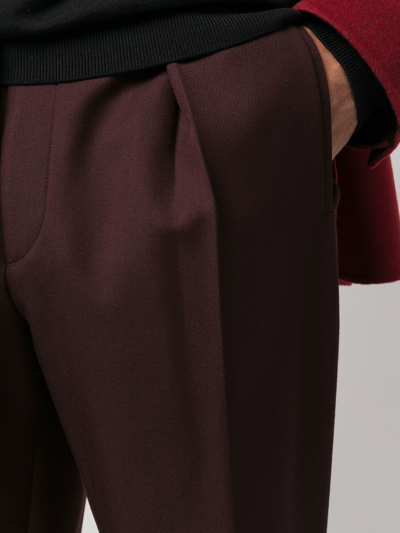 Fendi Straight-leg Trousers In Rot