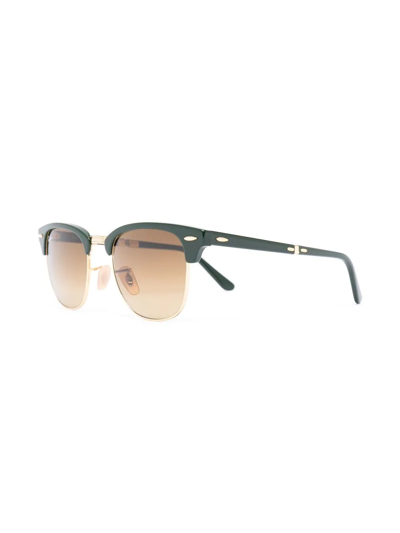 Ray Ban Square-frame Sunglasses In Grün