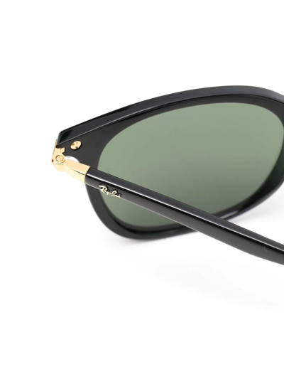 Ray Ban Rectangle-frame Sunglasses In Schwarz