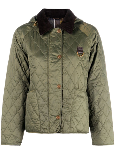 Shop Barbour Tobymory Quilted Jacket In Grün