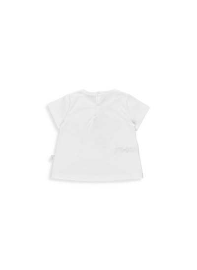 Shop Il Gufo T-shirt With Print In Bianco/lilla