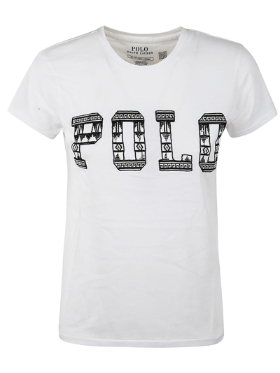Shop Polo Ralph Lauren T Shirt Polo In White