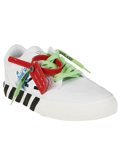 Shop Off-white Monsters Vulcanized In White Blue