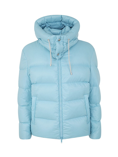 Shop Drome Recycled Down Jacket In Sky