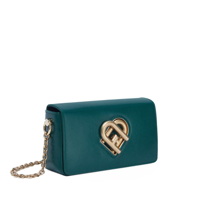 Shop Furla My Joy Green Crossbody Bag In Verde