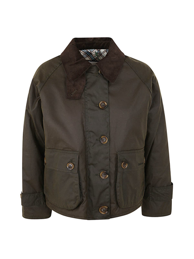 Barbour Blair Waxed Cotton Jacket In Green | ModeSens
