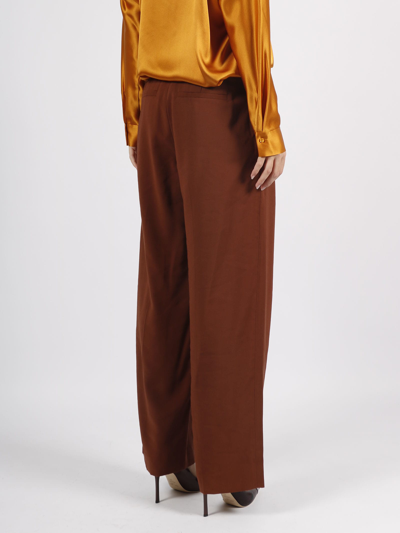 Shop Vince Drapey Pant In Brown