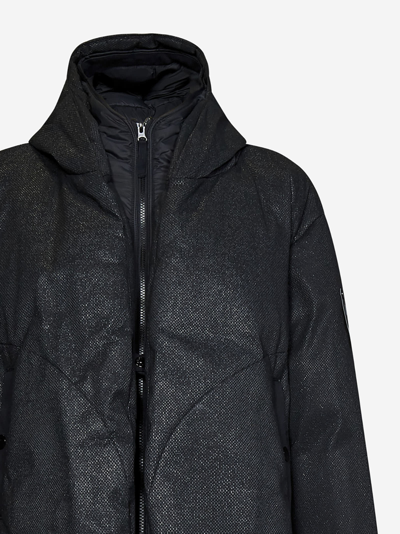 Shop Stone Island Shadow Project 40122 Down Blouson_chapter 2 Down Jacket In Black