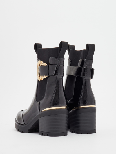 Shop Versace Jeans Couture Fondo Mia Boots In Nero