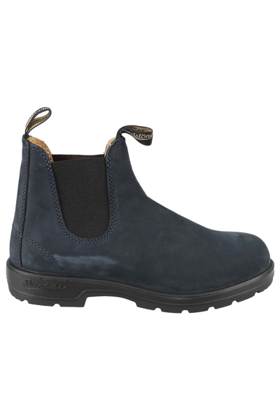 Shop Blundstone Nubuck In Navy Nubuck Blk