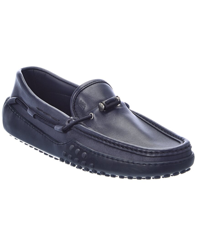 Shop Tod's Tods Gommino Leather Loafer In Blue