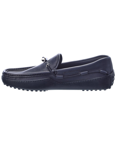 Shop Tod's Tods Gommino Leather Loafer In Blue
