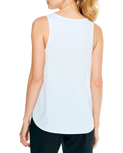 Nic + Zoe Tech Stretch Recycled Polyester Blend Tank In White | ModeSens