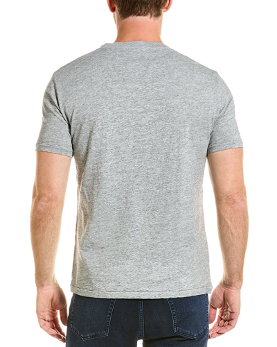 Shop Alex Mill Heather V-neck T-shirt In Grey