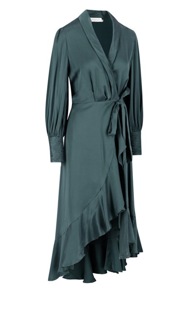 Shop Zimmermann Silk Wallet Dress