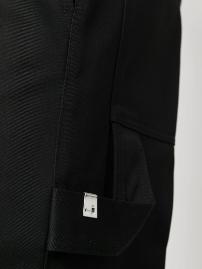 Alyx Shell-trimmed Jersey Half-zip Hoodie In Schwarz