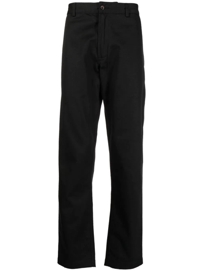 Shop Universal Works Four-pocket Slim Tailored Trousers In Schwarz