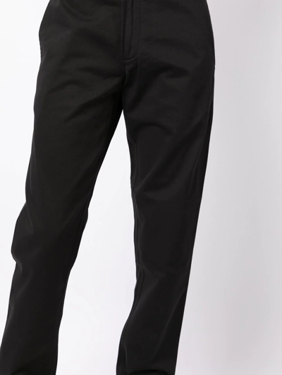 Shop Universal Works Four-pocket Slim Tailored Trousers In Schwarz