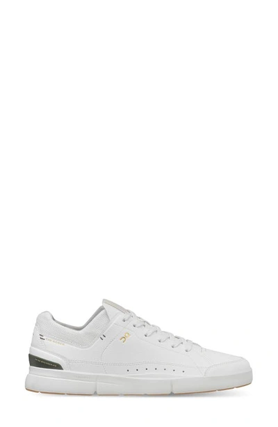 Shop On The Roger Centre Court Tennis Sneaker In White/ Green