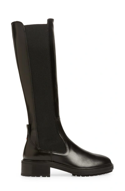 Shop Aeyde Blanca Knee High Boot In Black