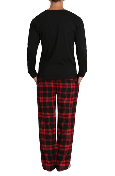 Sleephero Flannel Pajama Set In Buffalo Check