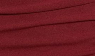 Lnl Love, Nickie Lew Ruched Minidress In Wine