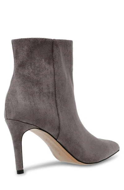 Shop Steve Madden Lizziey Pointed Toe Bootie In Grey