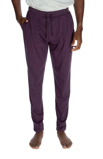 Unsimply Stitched Super Soft Lounge Pants In Heather Purple