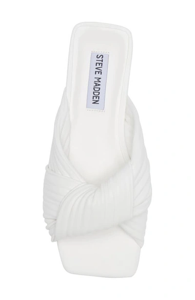 Shop Steve Madden Mentor Slide Sandal In White