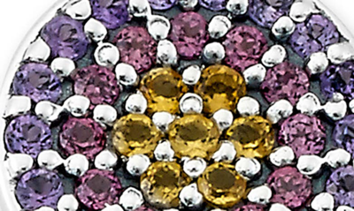 Samuel B. Sterling Silver Gemstone Pendant Neckalce In Pink