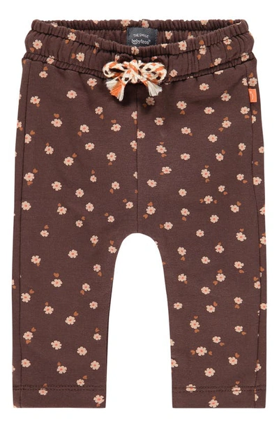 Shop Babyface Floral Pants In Brown