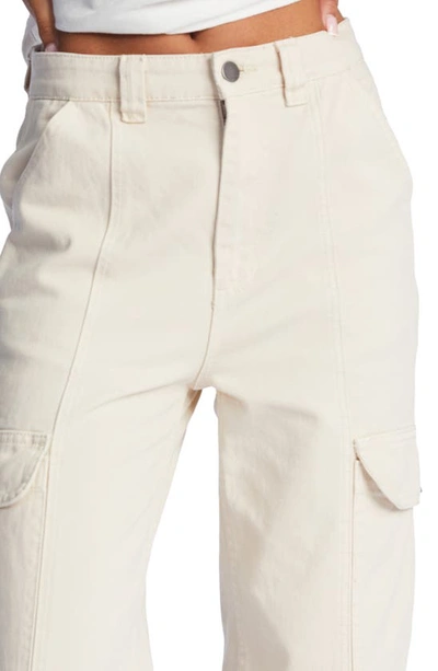 Shop Billabong Wall To Wall Cargo Pants In Anw-antique White