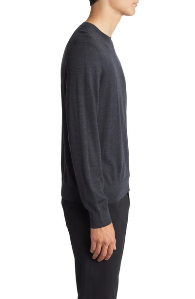 Shop Theory Regal Crewneck Sweater In Pestle Melange - 07n
