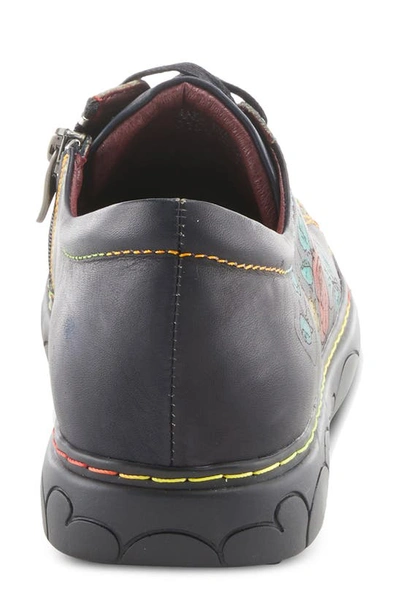 L'artiste Dezi Flat Low-top Sneaker In Black Multi