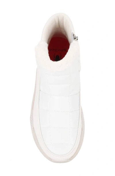 Shop Spyder Lumi Primaloft® Insulated Winter Boot In Bright White