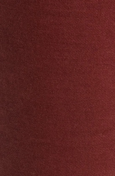 Ag The Farrah High Waist Velvet Jeans In Dark Sangria