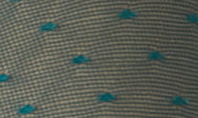 Free People On The Dot Layering Mesh Turtleneck In Deep Teal