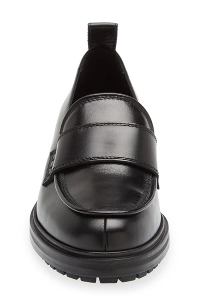 Shop Aeyde Ruth Lug Sole Platform Loafer In Black