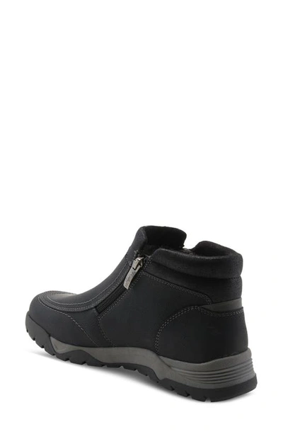 Spring Step Lucas Zip Boot In Black