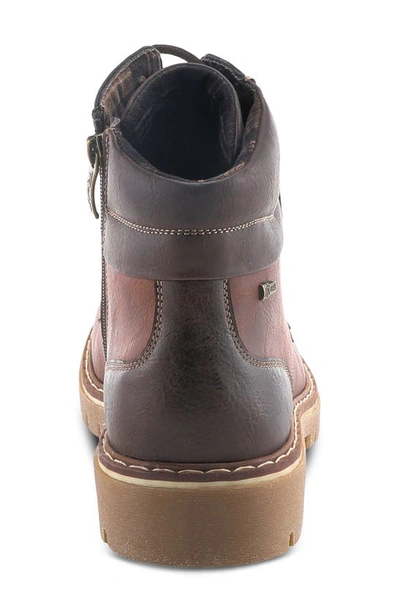 Spring Step Oliver Plain Toe Boot In Brown