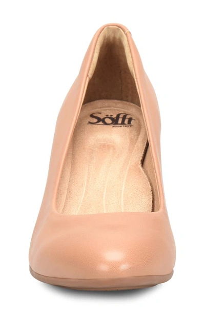 Söfft Parisa Leather Pump In Natural