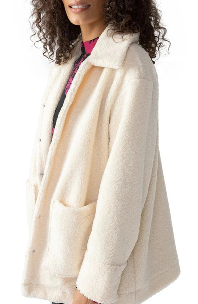 Shop Sanctuary Retreat Faux Shearling Jacket In Brulee