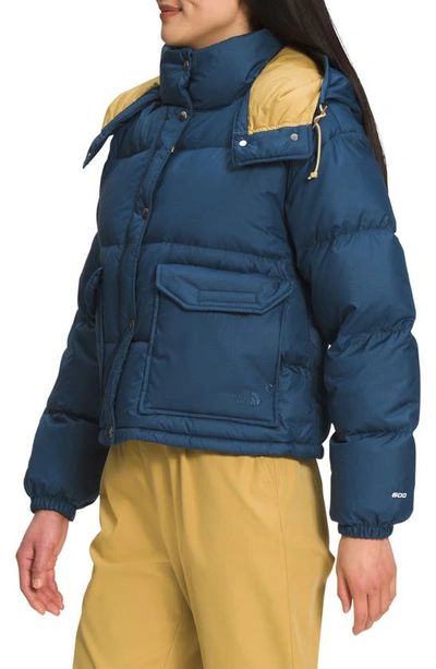 The North Face 71 Sierra short down puffer jacket in red