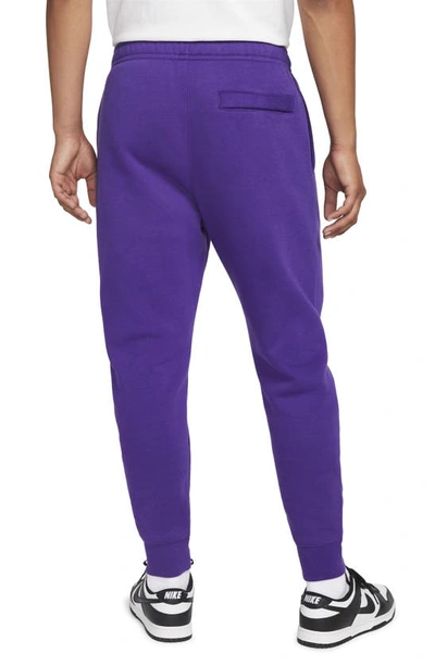 Shop Nike Club Pocket Fleece Joggers In Court Purple/ White