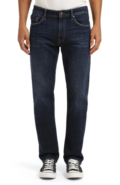 Shop Mavi Jeans Zach Straight Leg Jeans In Deep Vintage Organic Move