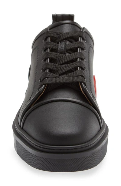 Shop Christian Louboutin Adolon Junior Low Top Sneaker In Black